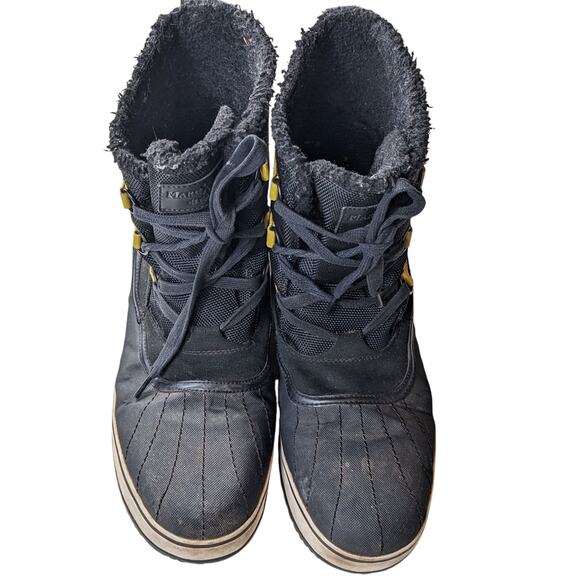 Marc Ecko Boots Mens 12 Cutty Harz Snow Faux Fur Insulated Winter Water Resist - Picture 13 of 14